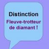 Distinction honorifique Fleuve-trotteur de diamant pour soutenir les activités littéraires de Patrick Huet.