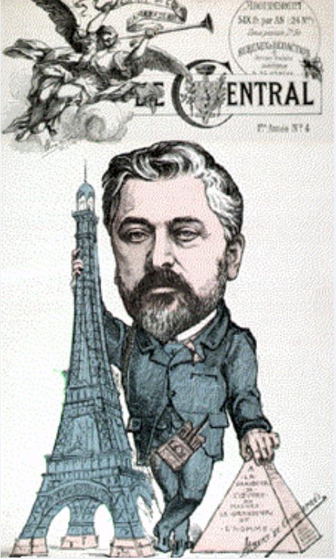 Dessin de Gustave paru dans le journal Le Temps en 1887.