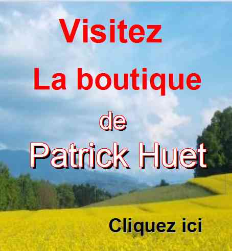 Visitee la boutique de Patrick Huet.